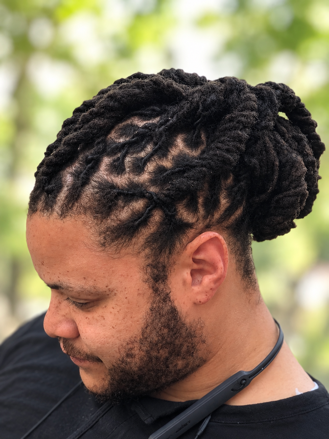 Pinned loc style · TEXTURES Hair Salon