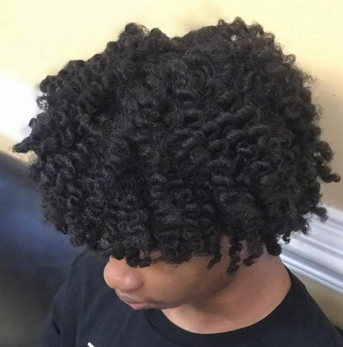 Full curly style at TEXTURES Hair Salon