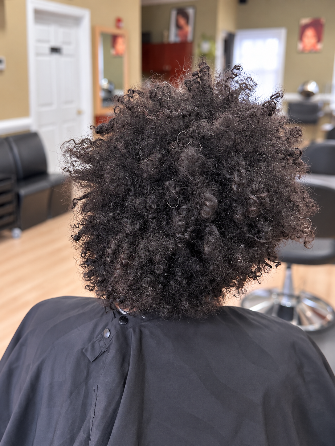 Before — Defined curls